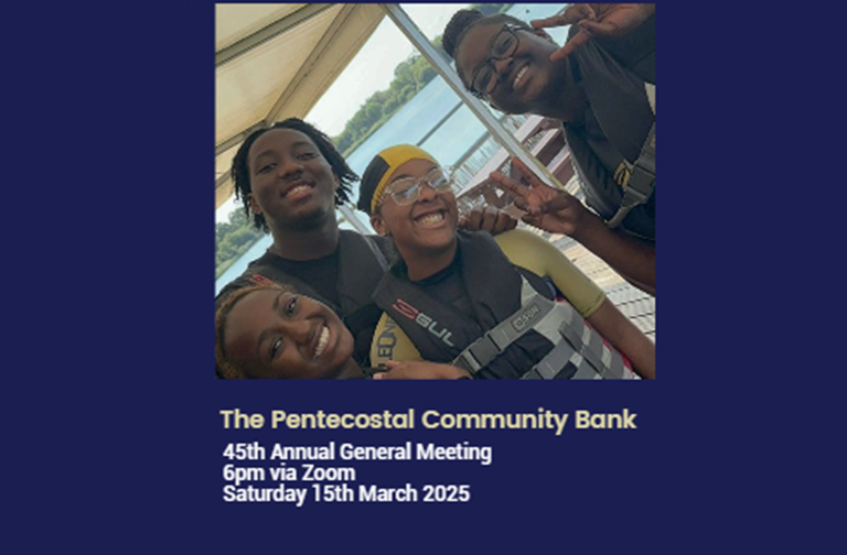 Pentecostal Community Bank’s 45th AGM – Join Us Online